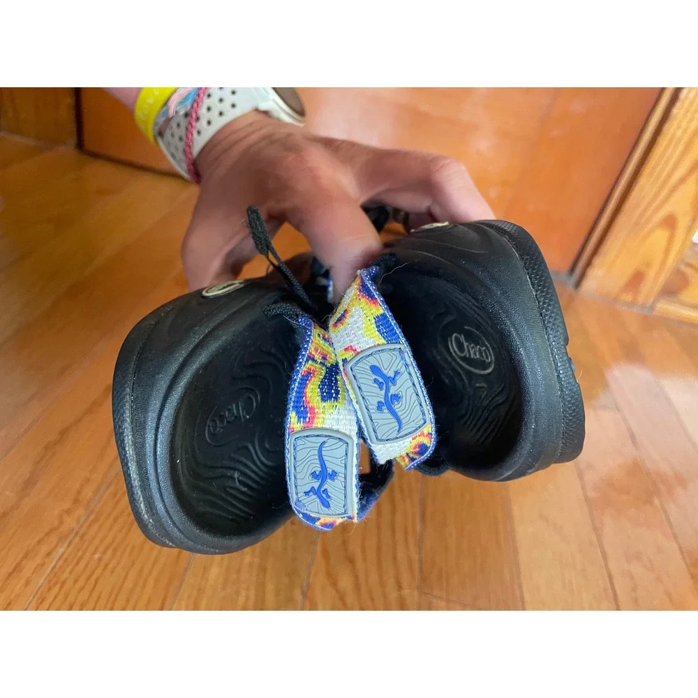 Chaco Z Cloud Womens 7 Multi Color Strappy Sport Sandals J105588 Blue Yellow